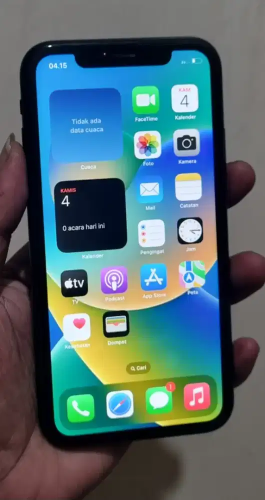 Iphone xr 64gb unit kabel data