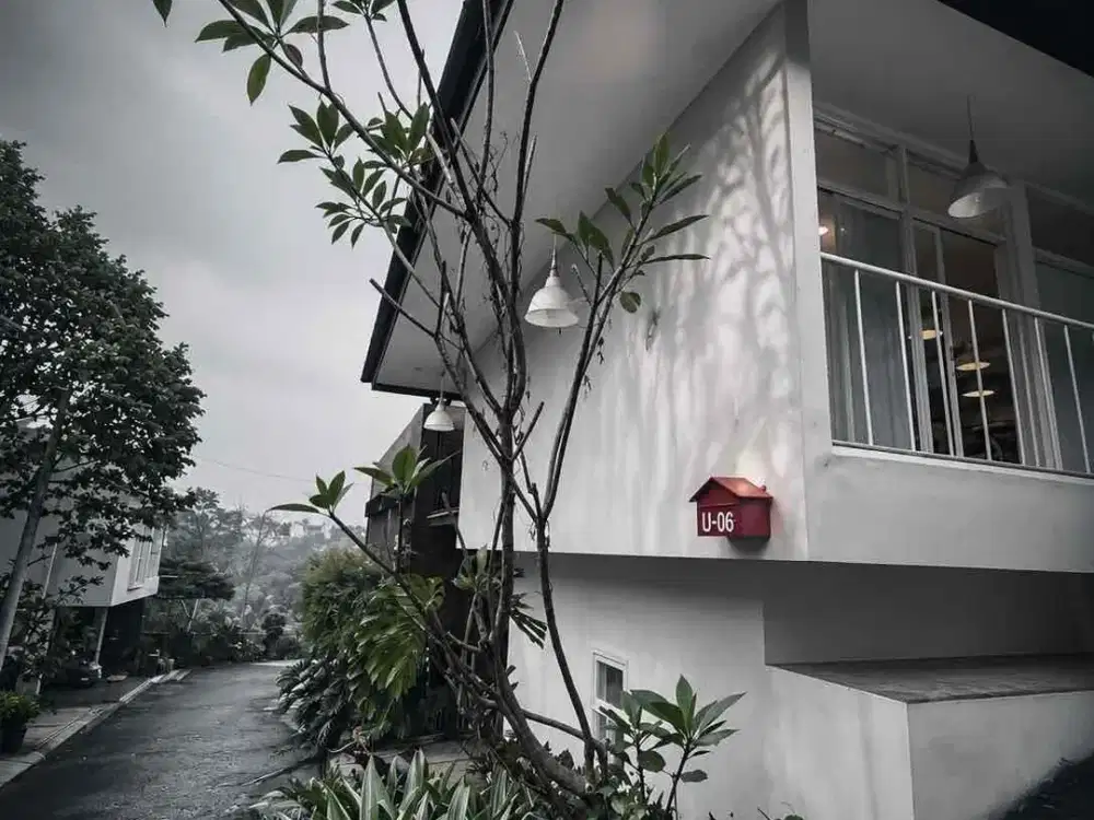 Fully Furnished Rumah aesthetic dengan lingkungan yang memiliki view asri dan hijau