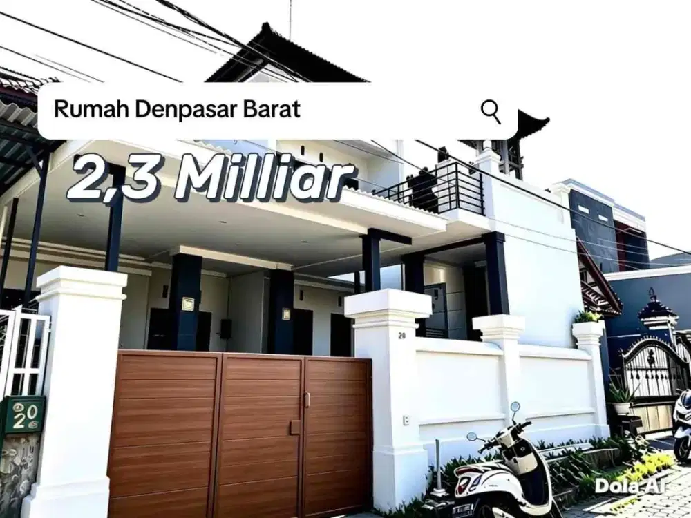 SALE Rumah 3 Lantai Rooftop Gunung Andakasa