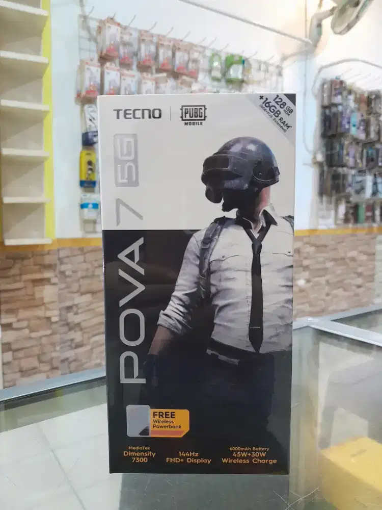 Tecno pova 7⁵g 8/128 Promo+ bonus cash & credit garansi resmi 100%