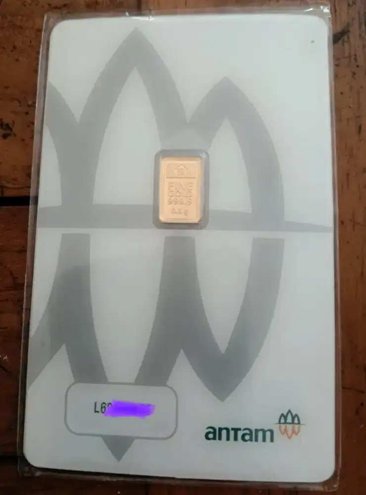 Antam emas logam mulia 0,5gr non RM