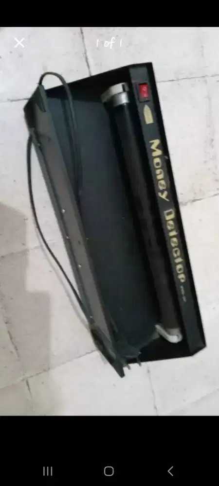 Mony detector untuk keamanan