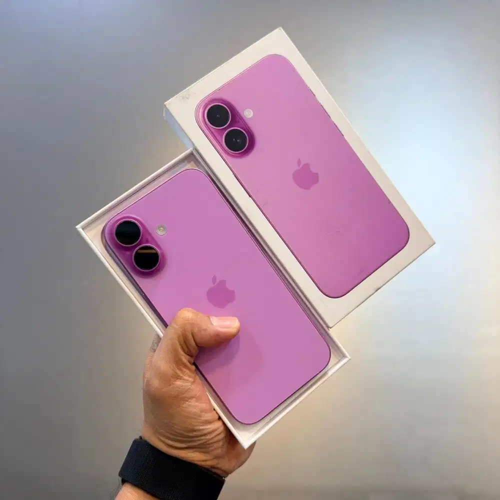 iPhone 16 128Gb Pink iBox bisa tukar tambah