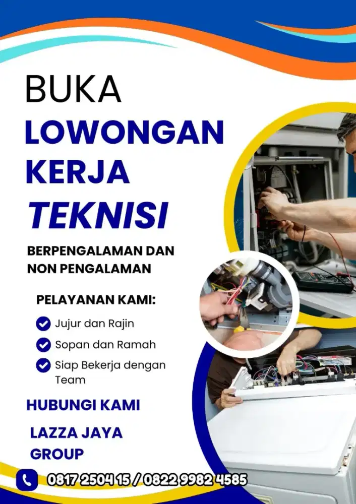 Helper Teknisi mesin laundry