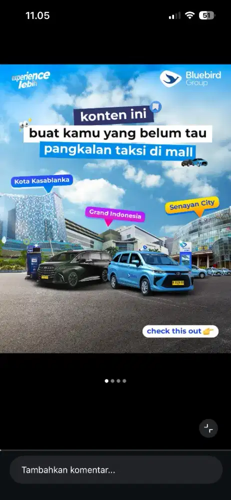 Dibutuhkan segera driver untuk mobil barunya Bluebird