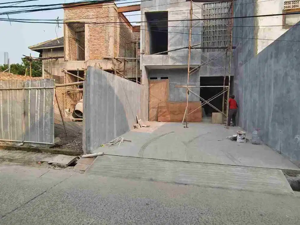 Rumah baru 2 lantai 780 jt di komplek Pemda jatiasih LT 71 LB60 bebas banjir
