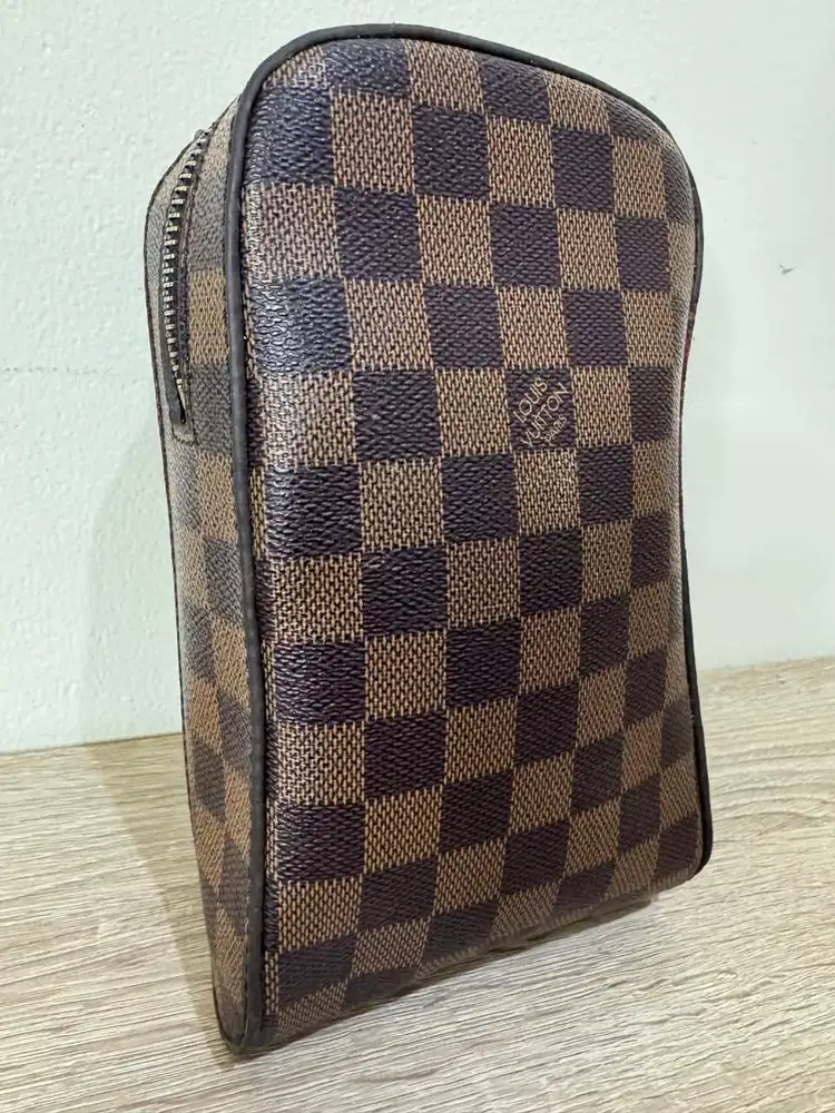 (Preloved) Tas Slempang LV Geronimos Damier Ebene Waist Bag