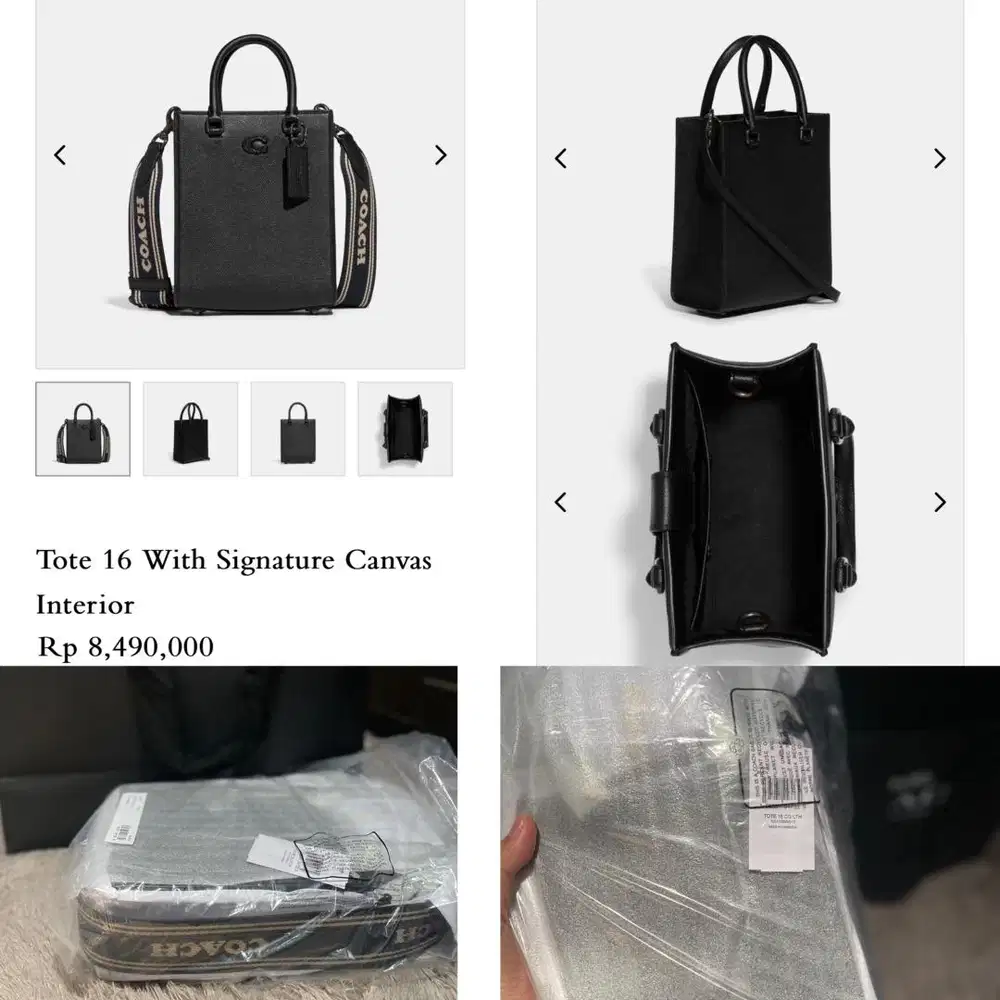 tas COACH retail butik