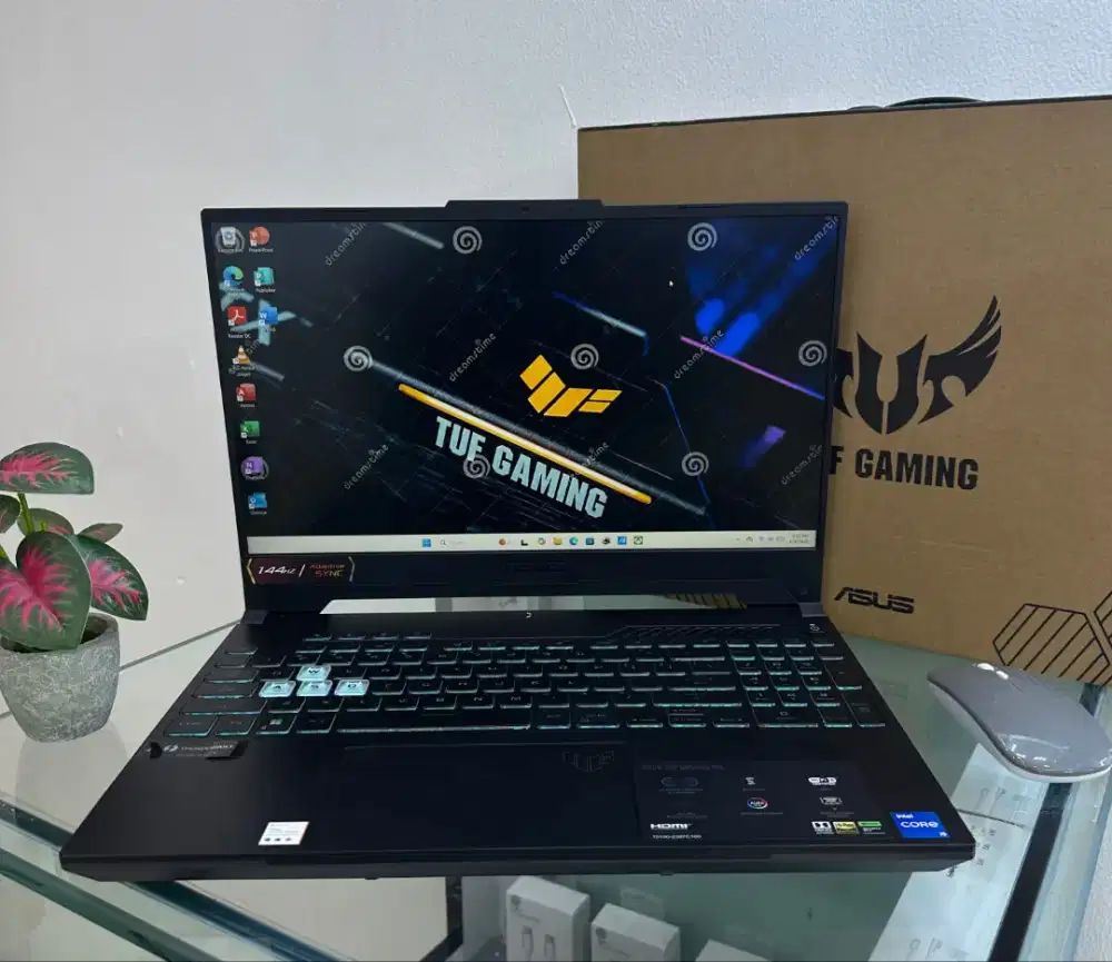 ASUS TUF F15
Core i5 12500H
RAM16GB/SSD 512GB
RTX3050 4GB 144Hz
