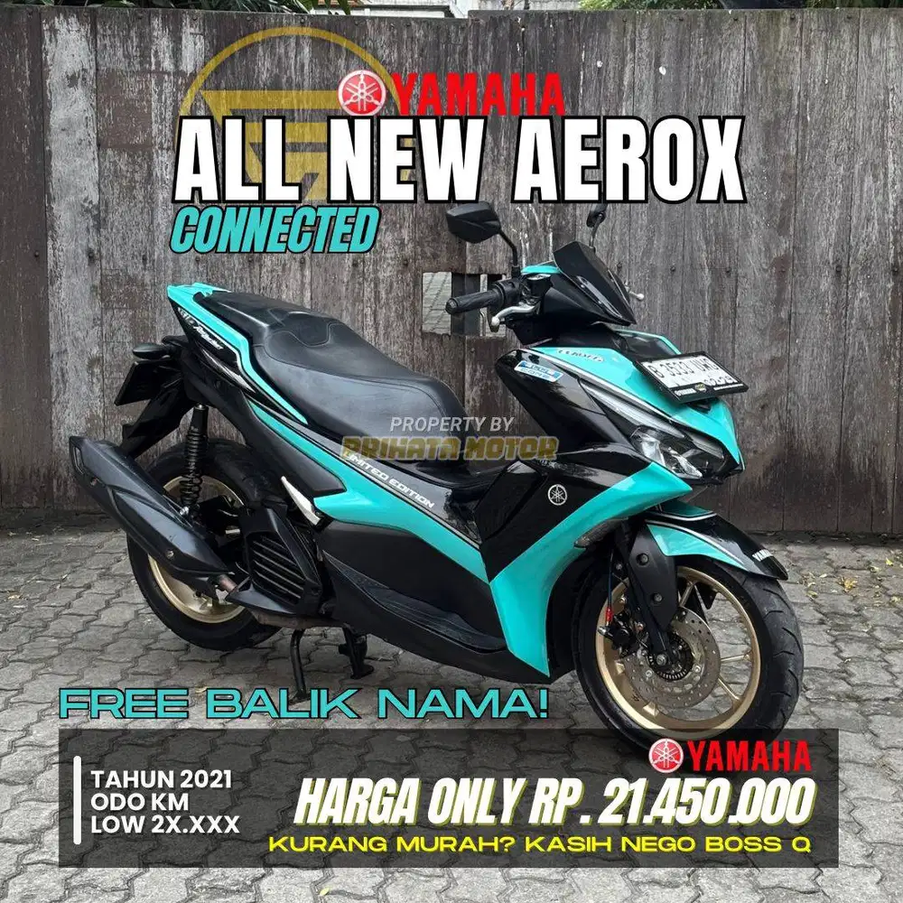YAMAHA ALL NEW AEROX CONECCTED 2021