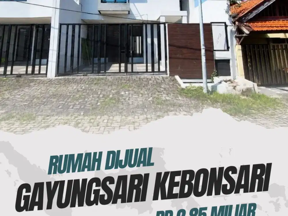 RUMAH GAYUNGSARI KEBONSARI_BARU GRESS, Carport 2, Row 3 Mobil_