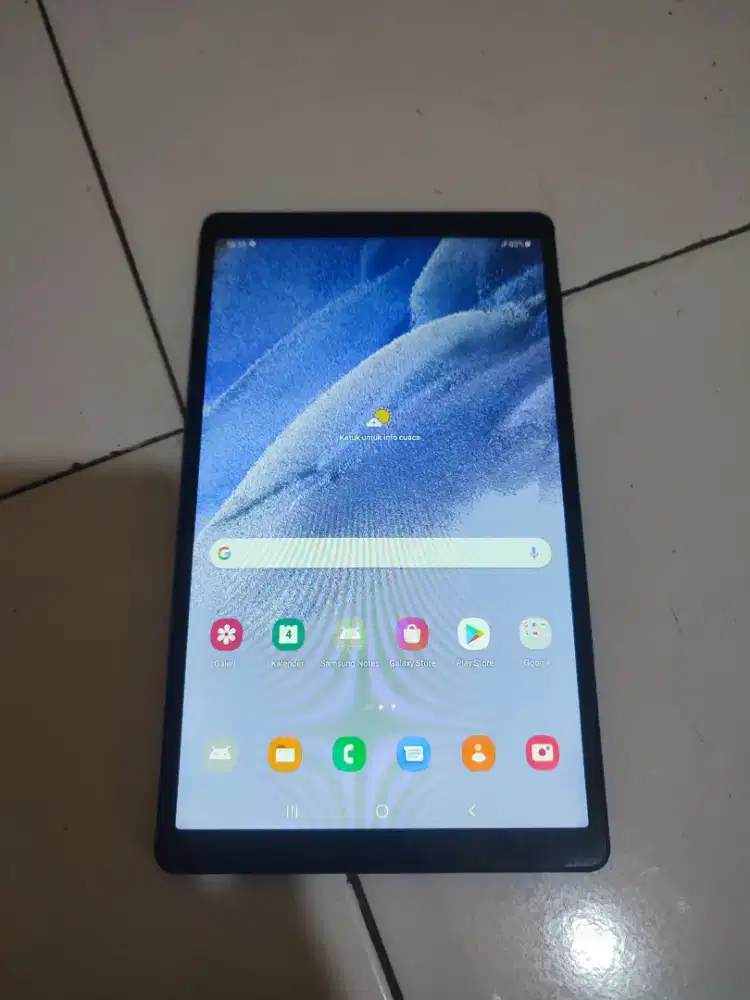 Dijual Tab Samsung A7 lite, ram 3/32, versi android 11, bisa kartu sim