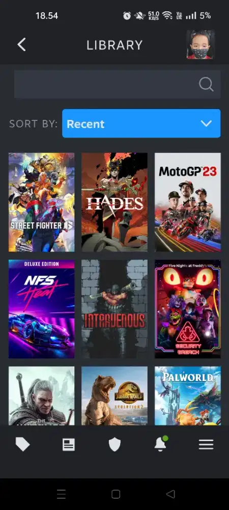 Akun steam 24 games