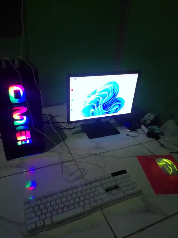 PC Full Set Gaming+ VGA Rx470+PSU Supply 650
