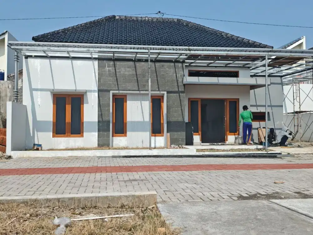 JUAL RUMAH MURAH 3 KAMAR TIDUR DI KARTASURA SUKOHARJO DEKAT KOTA SOLO SURAKARTA