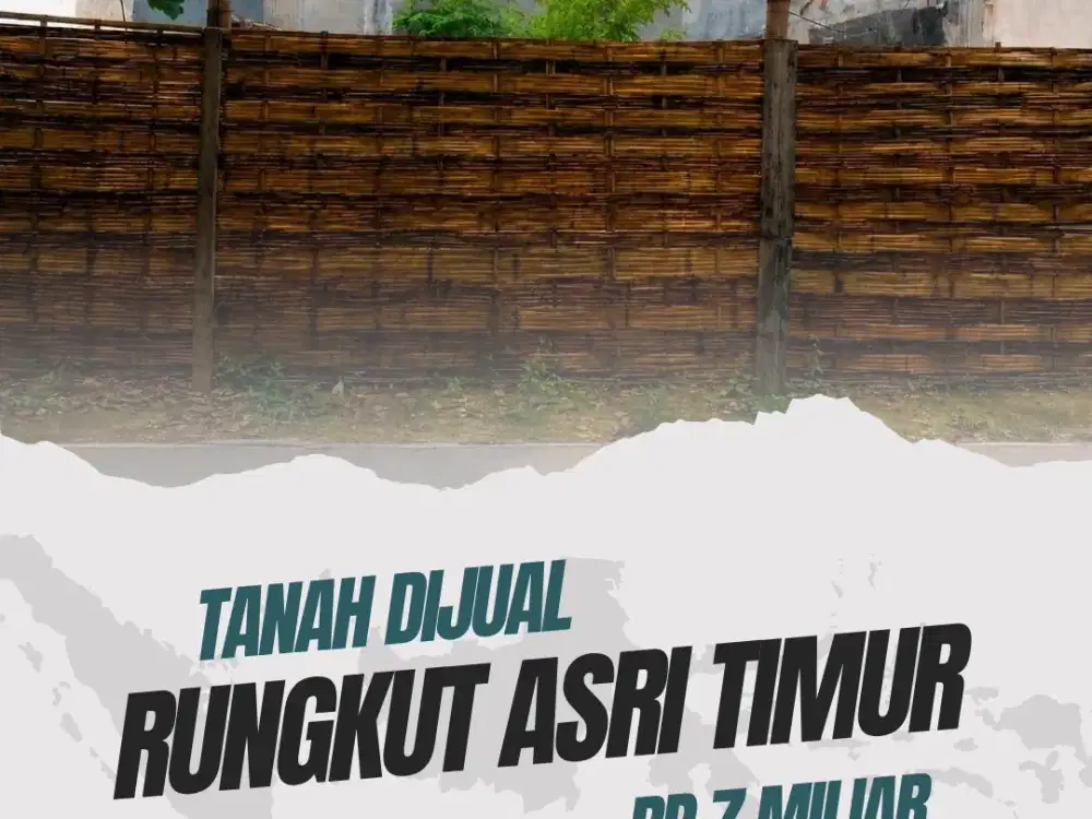tanah dekat UPN Lokasi: Rungkut Asri Timur