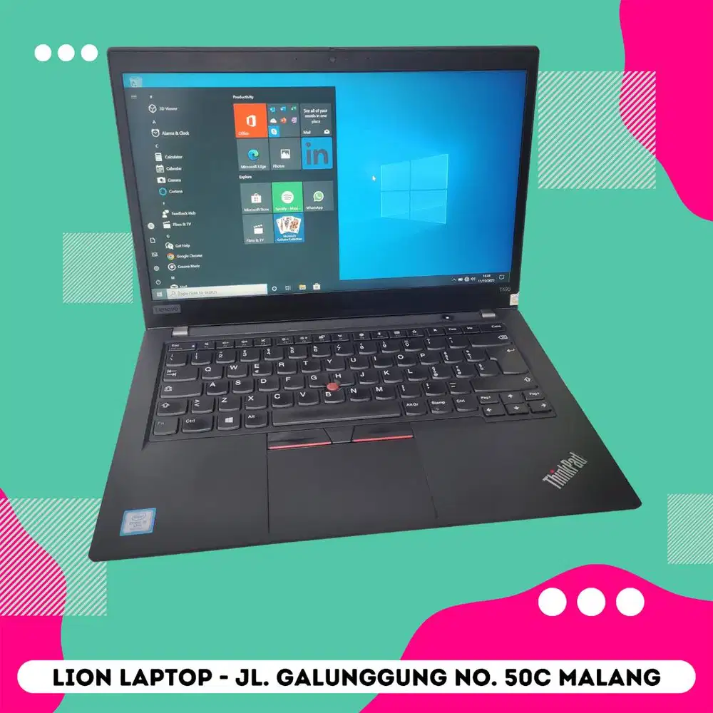 RAM 16GB i5 Gen 8 SSD 256GB Lenovo Thinkpad T490 [04|06]