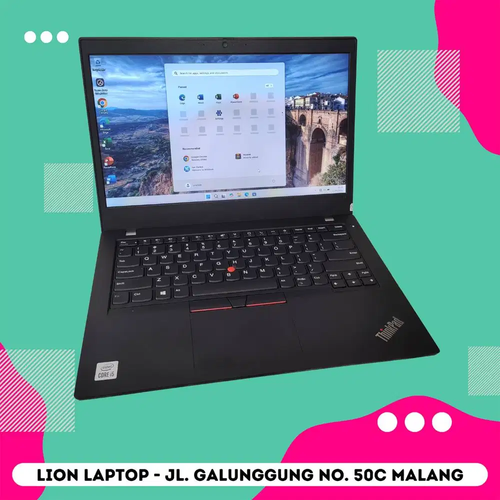 i5 Gen 10 Murah RAM 8GB SSD 256GB Lenovo Thinkpad L14 [04|06]