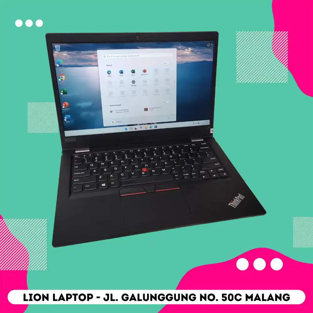 i5 Gen 10 Slim RAM 8GB SSD 256GB Lenovo Thinkpad L13 [04|06]
