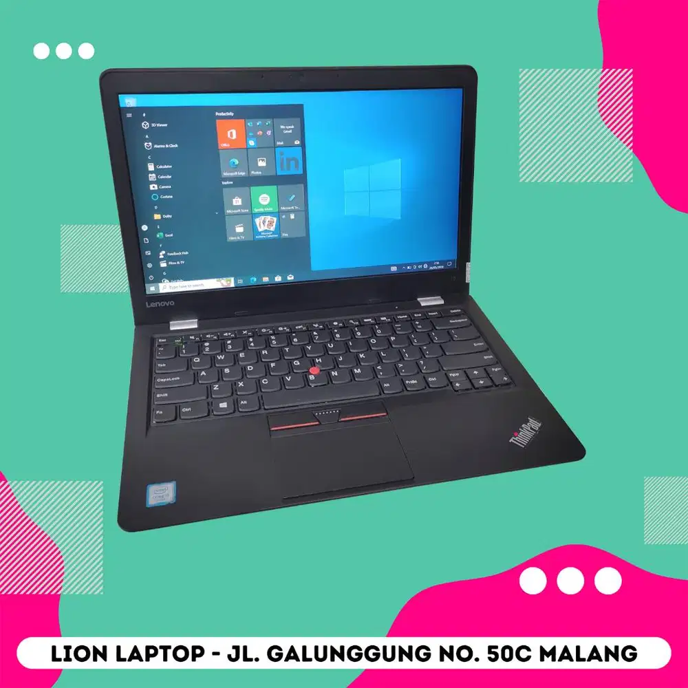 Core i3 Gen 7 Murah RAM 8GB SSD 256GB Lenovo Thinkpad 13 [04|06]