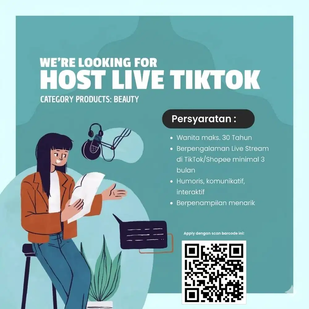 DICARI HOST LIVE STREAMING CIPUTAT