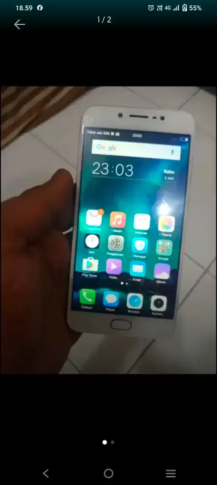 Harga tinggi angkut Vivo y67 ram 6/128 fulset