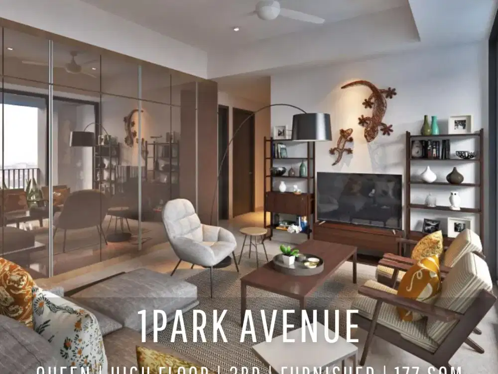For Rent! 1Park Avenue Tower Queen 3BR High Floor with City View Move-in Ready