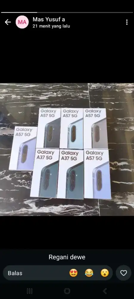 Samsung a57 8/256 baru murah
