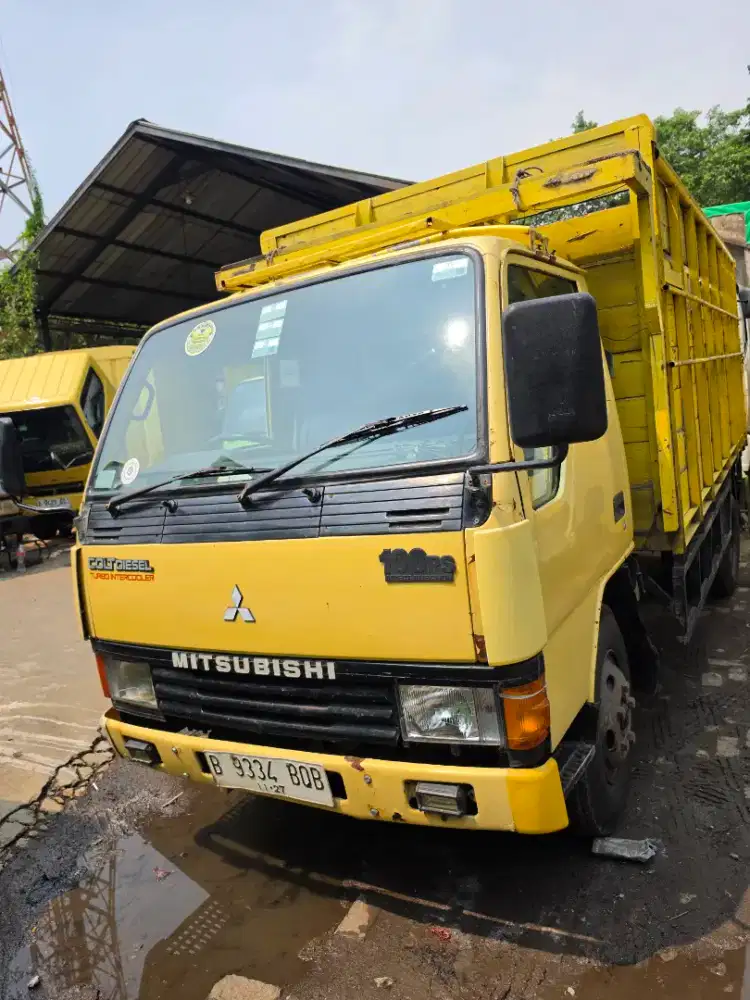 Mitsubishi Canter 100 ps bak besi tinggi tahun 2004  long sasis