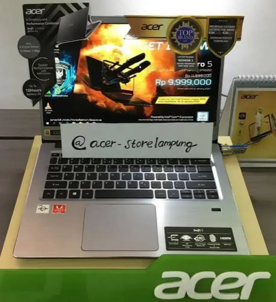 Laptop PC Acer Silver