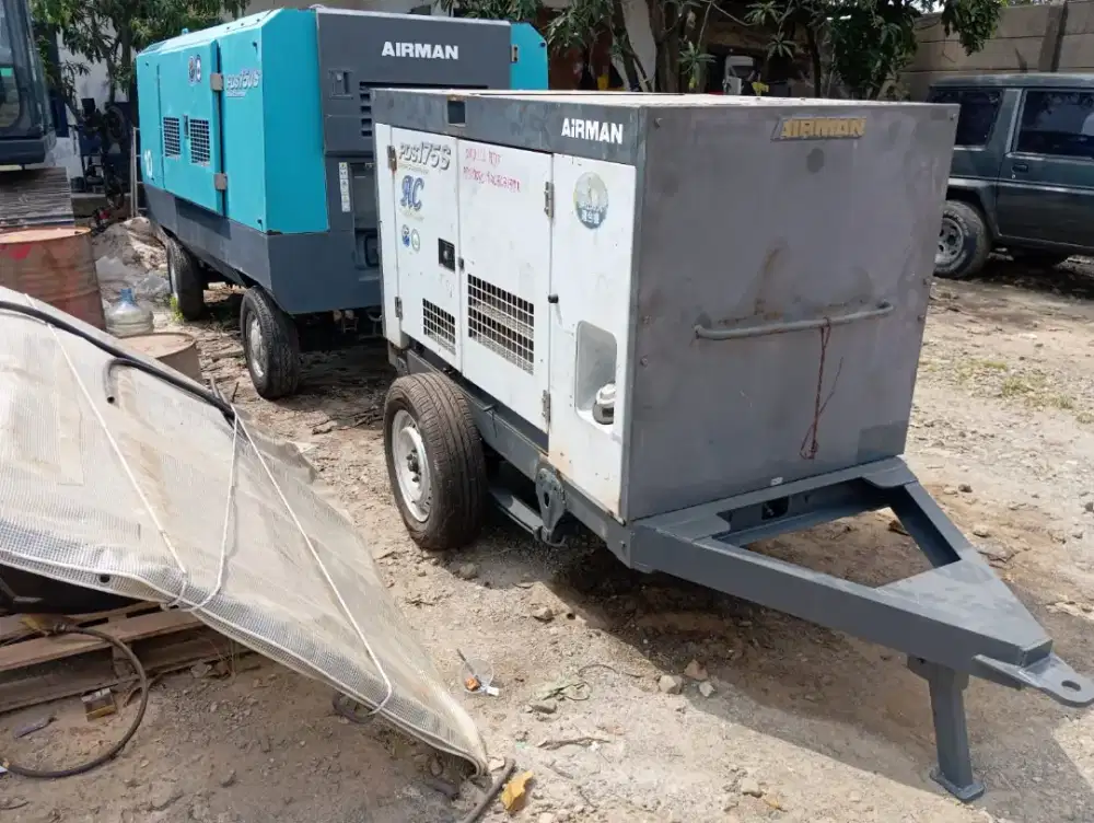 Kompresor Airman PDS175S 175 CFM Air Compressor Build Up Harga DP/TDP