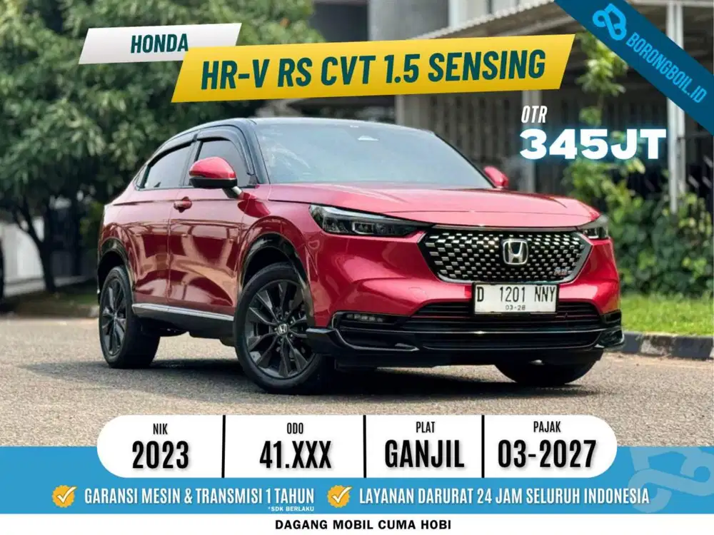 TERMURAHH HRV RS CVT 1.5 SENSING 2023 MERAH