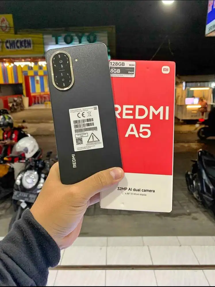 Redmi A5 4/128 fullshet ori segel Nota beli masih ada