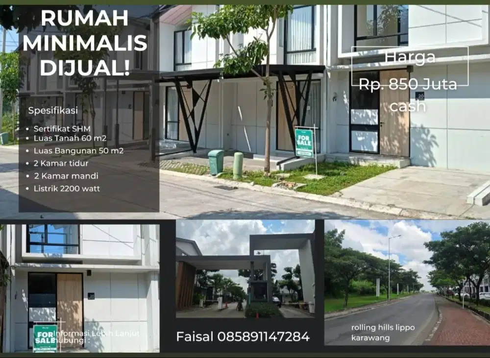 DIJUAL RUMAH SIAP HUNI LOKASI STRATEGIS