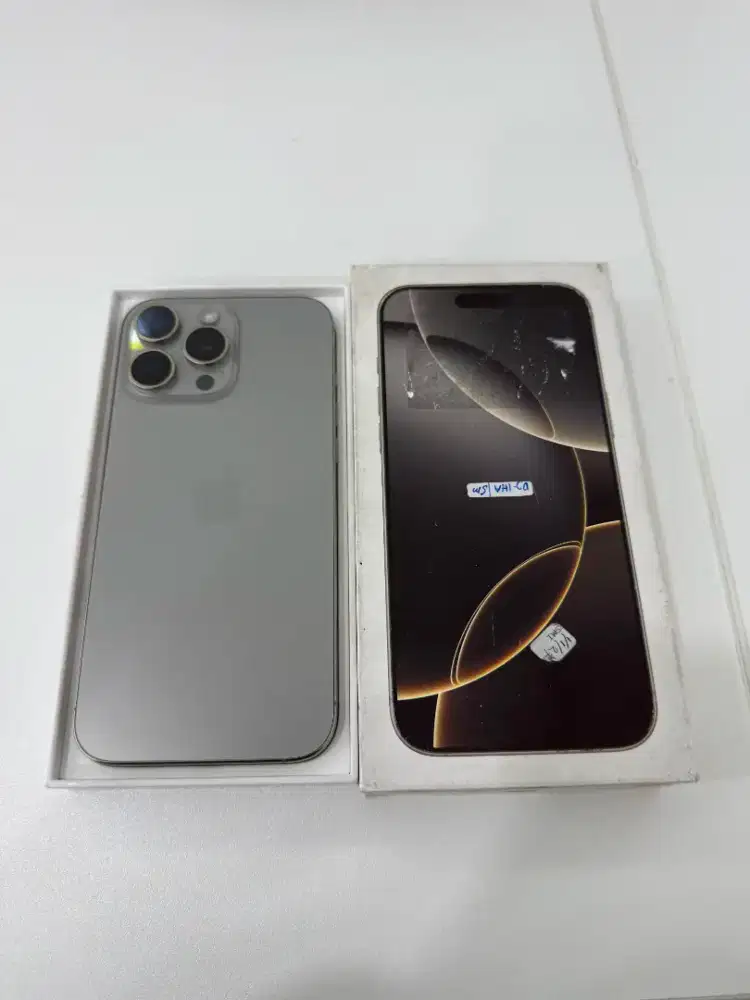 iPhone 16 Pro Max 256gb second fullset resmi