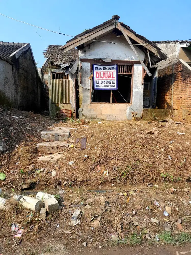 Dijual rumah harga tanah aja