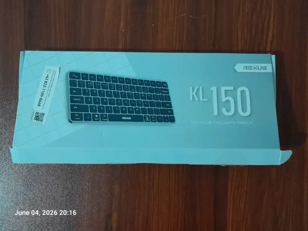 Rexus KL150 Keyboard Office Wireless - Layout Ultra slim Design