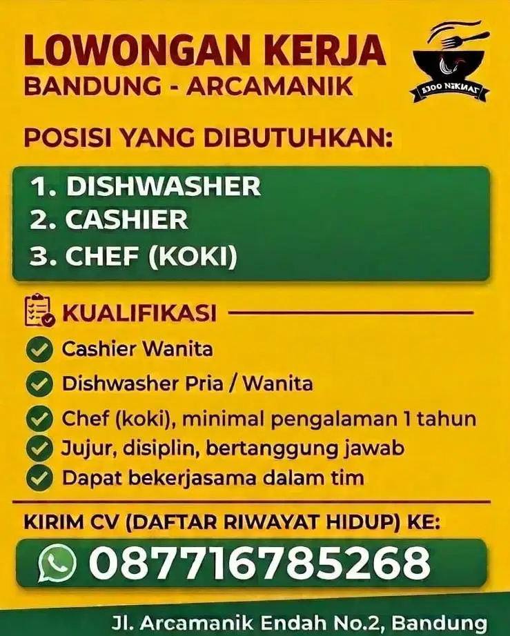 Lowongan Kerja Sebagai Kasir