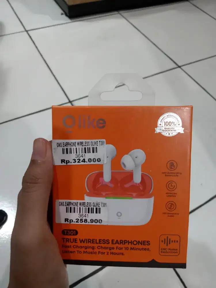 EARPHONE WIRELESS OLIKE T301| ATLANTIS DAHSYAT