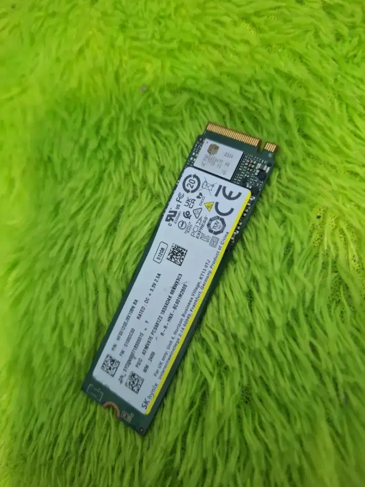 Bismillah di jual ssd nvme 512gb kondisi ok tes ok sentinel 100%/100%