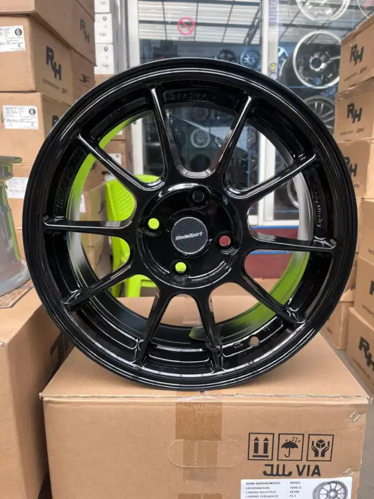 Wedssport tc105x ring 15 lebar 6,5 pcd 4x100 ET 42 brio agya