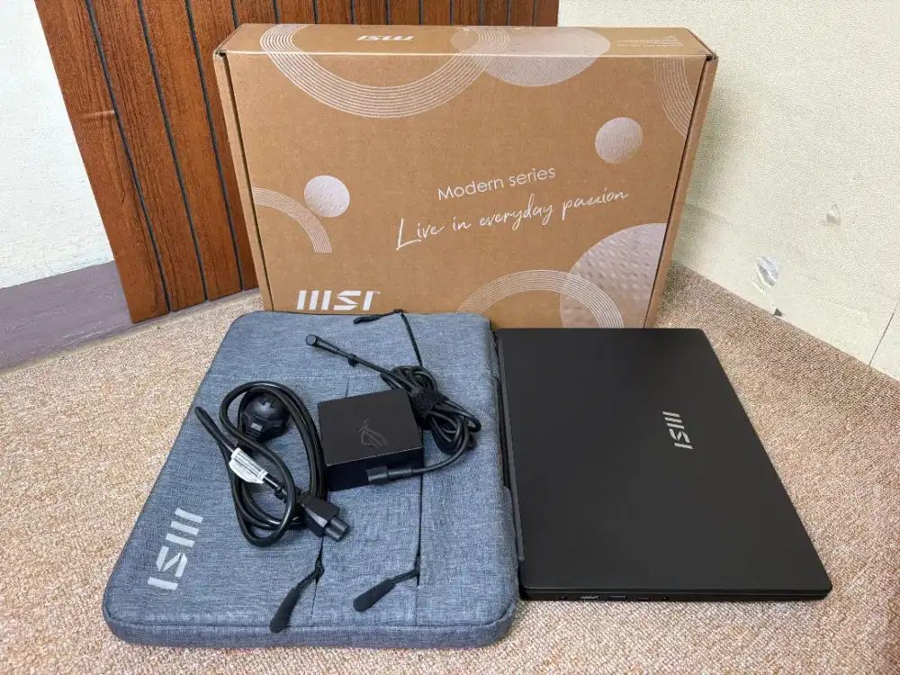 Jual Laptop MSI Modern 14 Fullset