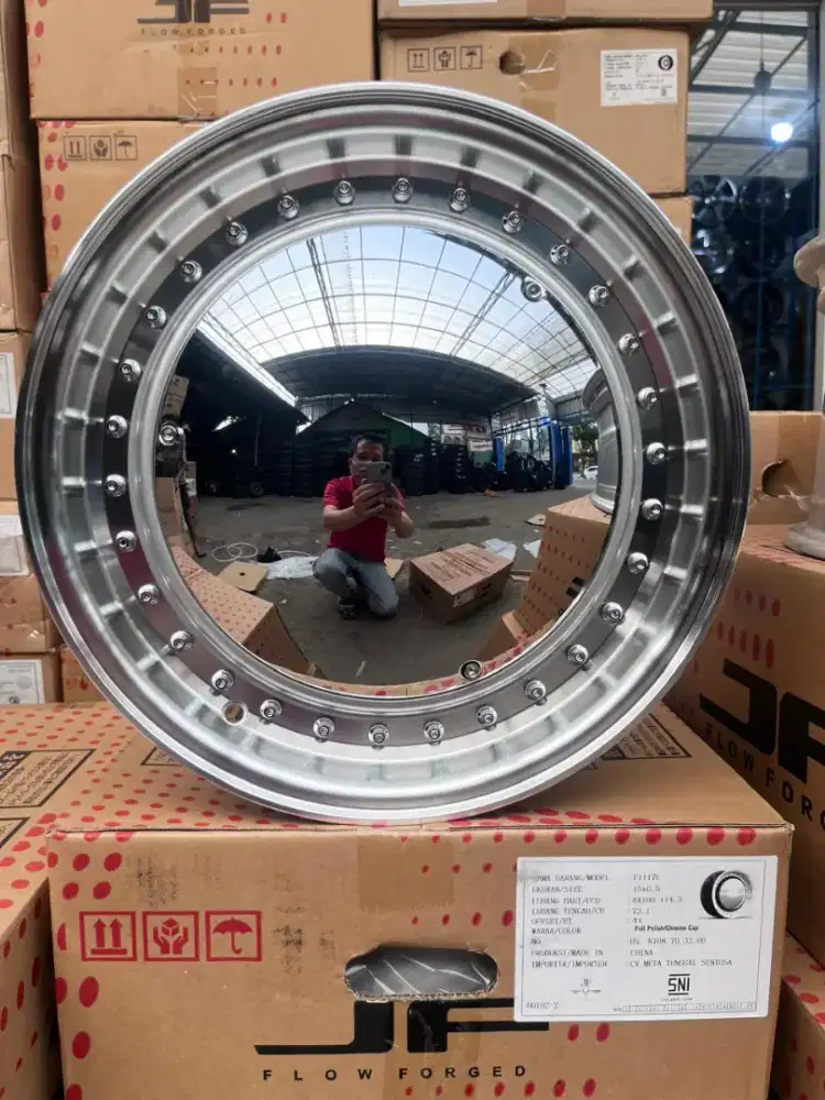 Velg retro jf luxury ring 15 lebar 6,5 pcd 4x100/114,3 ET 41 ignis