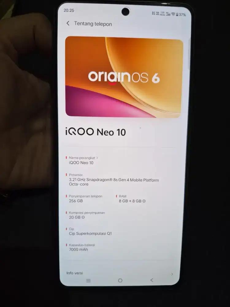 JUAL CEPAT IQOO NEO 10 8+256GB