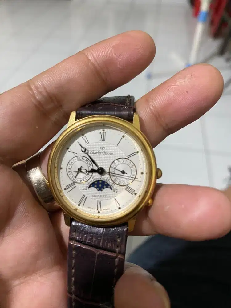 Jam tangan Swiss Charles Perrin original