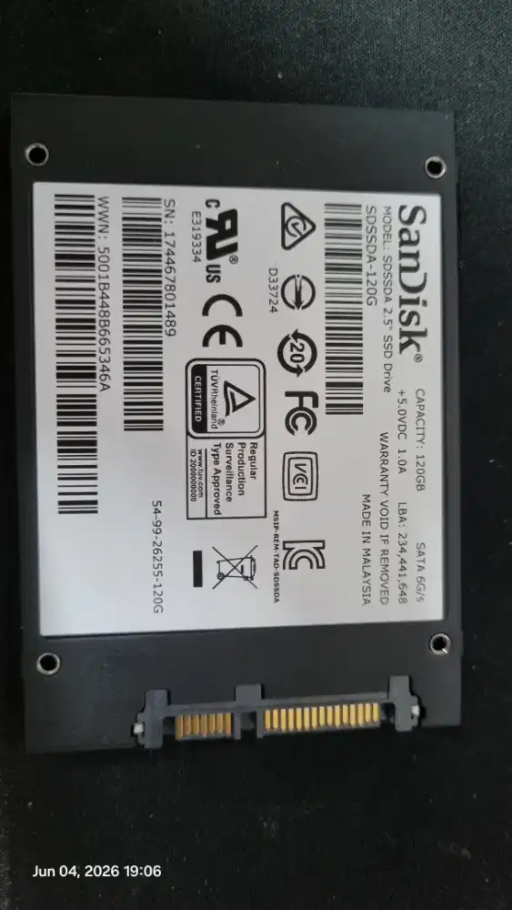 SSD Sandisk 120GB