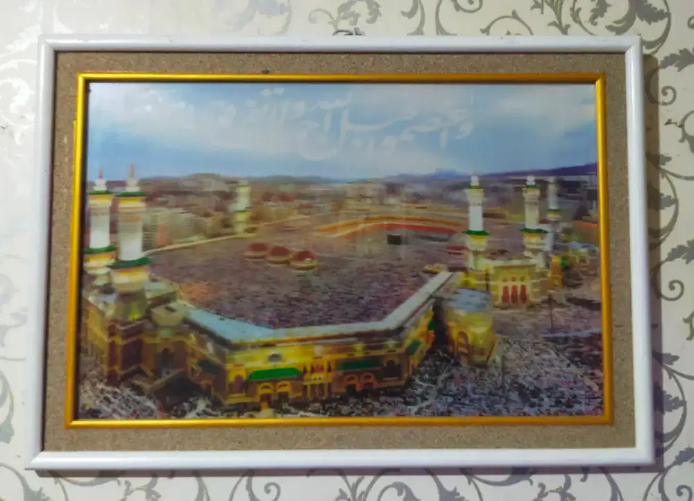 Pajangan Dinding Tiga Dimensi Masjidil Haram Mekah