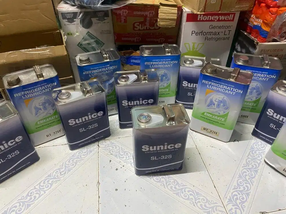 Oki mesin kompressor pendingin emkarate dan sunice original