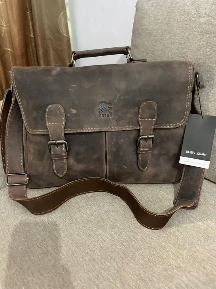 Tas Kulit Laptop Reven Leather