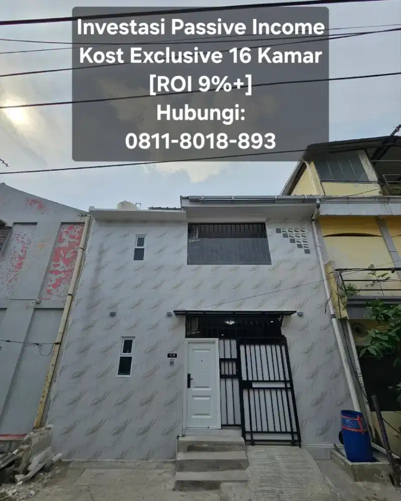 [INVESTASI KOS Exclusive] Dijual Kos Putri 16 Kamar ROI +9% Jababeka